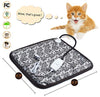 EACHON Heating Pad for Dogs Cats Electric Heated Pet Beds Warming Pet Mats Adjustable Safety Waterproof Chew Resistant Steel Cord wifh Free pet Comb (S Gray) - BESTMASCOTA.COM