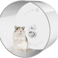 Zacro Hamster Exercise Wheel - Wall-Mounted Silent Running Wheel for Hamsters, Gerbils, Mice and Other Small Pets - 8.7'' - BESTMASCOTA.COM