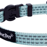 Collar de seguridad de nailon reflectante para gato, collar ajustable, con campanilla y y adorno de huella de la marca Bingpet - BESTMASCOTA.COM