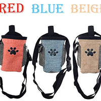Bolsa de entrenamiento para mascotas con cinturón para mascotas Juguetes Kibble Treats Sport Running Cordón Cintura Bolsa de Caca Dispensador - BESTMASCOTA.COM
