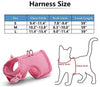 The Creativehome Arnés para cachorro de gato con correa, a prueba de escape, ajustable, transpirable, suave malla de aire, arnés para caminar al aire libre - BESTMASCOTA.COM