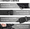 Rabbitgoo Tactical Dog Harness Vest Large with Handle, Military Working Dog Molle Vest with Metal Buckles & Loop Panels, No-Pull Adjustable Training Harness with Leash Clips for Walking Hiking Hunting - BESTMASCOTA.COM