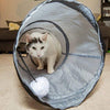 PetLike S Way - Túnel plegable para gato, juguete con bola - BESTMASCOTA.COM