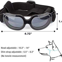 Enjoying - Gafas de sol para perros pequeños, protección UV, resistente al viento, con correa ajustable para cachorro y gato - BESTMASCOTA.COM