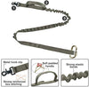 Correa táctica de nailon ajustable para perros de liberación rápida con 2 asas de control - BESTMASCOTA.COM