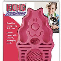 KONG ZoomGroom - Cepillo para perros (tamaño pequeño), color frambuesa - BESTMASCOTA.COM