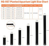 hygger Auto On Off LED Aquarium Light Extendable 12-55 Inches Dimmable 7 Colors Full Spectrum Light Fixture for Freshwater Planted Tank Build in Timer Sunrise Sunset - BESTMASCOTA.COM