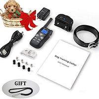 YISENCE collar de entrenamiento para perro, collar de choque con mando a distancia de 2,000.0 ft para perros IPX7 resistente al agua recargable con pitido 99 niveles vibrar modos de choque para perros pequeños, tamaño mediano grande - BESTMASCOTA.COM
