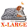 wangstar - Almohadilla de calor para mascotas, perros, gatos, en interiores, de seguridad, eléctrica, alfombrilla de calor para perro, impermeable, de acero a prueba de masticaciones - BESTMASCOTA.COM
