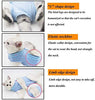 Coppthinktu - Traje de recuperación de gatos para heridas abdominales o enfermedades de la piel, transpirable E-Collar Alternativa para gatos y perros, después de cirugía desgaste anti lamer heridas - BESTMASCOTA.COM