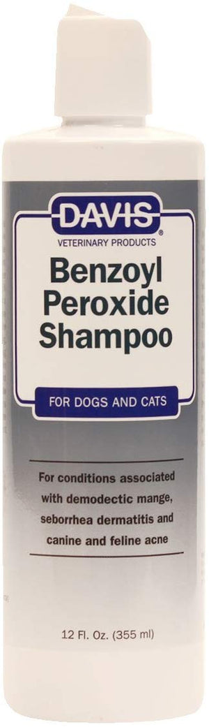 Davis. Benzoyl Peroxide Medicated perro y gato champú, 12 onzas – dermatitis y demodectic sarna - BESTMASCOTA.COM