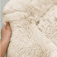 Cama para perro o gato BinetGo, cojín de piel sintética para perro o gato, alivio de articulaciones y mejor sueño, lavable a máquina, parte inferior impermeable - BESTMASCOTA.COM