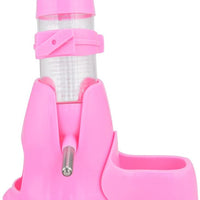 Guardians - Botella de agua para hámster, botella de agua automática para mascotas con contenedor de alimentos, base para choza, para colgar, botellas de alimentación de agua, dispensador automático para animales pequeños - BESTMASCOTA.COM