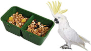 Litewood – Comedero de alimentos para pájaros con forma de plato de agua para loro, macaw africano grises presupuestos, parakeet, cacatúa, conserva, canario - BESTMASCOTA.COM