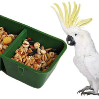 Litewood – Comedero de alimentos para pájaros con forma de plato de agua para loro, macaw africano grises presupuestos, parakeet, cacatúa, conserva, canario - BESTMASCOTA.COM