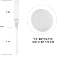 Flow.month - Limpiador de grava para pecera, manguera de 30 pies de largo, sifón de vacío, bomba de cambio de agua, kit y herramientas de limpieza de arena - BESTMASCOTA.COM