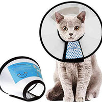 Supet Cat Cone Adjustable Pet Cone Pet Recovery Collar Comfy Pet Cone Collar Protective Collar for After Surgery Anti-Bite Lick Wound Healing Safety Practical Plastic E-Collar for Cats Puppy Rabbit - BESTMASCOTA.COM