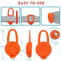 Hunter Paisley Luz LED para Collar de Perro Caminando por la Noche.Paquete de 2 Pack Impermeable Perro Luz LED Super Brillante para Perro Paseo Nocturno Adjuntar al Collar, Correa o Arnés, Baterías Extras - BESTMASCOTA.COM