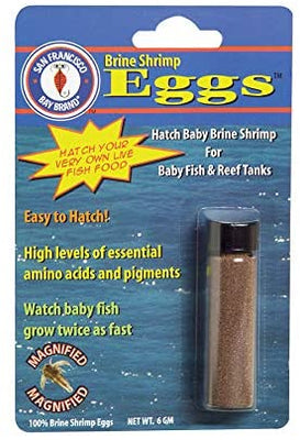 Frasco de huevos de camarones salados San Francisco Bay ASF65031 para peces bebé y tanques de arrecife, 0.21 onzas, Paquete de 1 - BESTMASCOTA.COM