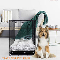 Coohom - Cama de peluche para perro, cama para mascotas, alfombrilla para jaula, cama lavable para perros medianos y grandes - BESTMASCOTA.COM