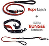 SparklyPets Heavy Duty Rope Bungee Leash for Large and Medium Dogs with Anti-Pull for Shock Absorption - No Slip Reflective Leash for Outside - BESTMASCOTA.COM