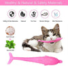 VSTON Cepillo de dientes de silicona para gatos, cepillo de dientes para masticar, juguete dental interactivo para ratones de pescado, cepillo de dientes con juguetes de gato, palo de silicona molar para gatitos, resistente a mordeduras - BESTMASCOTA.COM