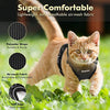 Eagloo Arnés de gato a prueba de escape, arnés de malla suave ajustable para gato con correa reflectante de metal para caminar chaqueta cómoda para mascotas Gatito cachorro conejo - BESTMASCOTA.COM