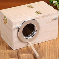 YJJKJ - Caja de madera para periquitos y cacatúas - BESTMASCOTA.COM