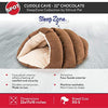 SPOT Ethical Pets Sleep Zone cueva de cachorro – 22 pulgadas Chocolate – Cama para mascotas para gatos y perros pequeños – Atractiva, duradera, cómoda, lavable - BESTMASCOTA.COM