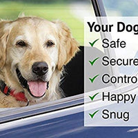 BWOGUE Cinturones de seguridad para perros y gatos, correas de seguridad ajustables para reposacabezas de coche - BESTMASCOTA.COM