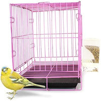 Old Tjikko - Comedero automático para loros, sin ensuciar, para pájaros, jaula, accesorios para Budgerigar, Canario, Cockatiel, Finch, Parakeet, Seed Food Container - BESTMASCOTA.COM