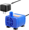 Veken Bomba de repuesto para fuente de agua para gato, fuente de mascotas, ultra silenciosa, larga vida útil, bomba de agua con adaptador y cable de alimentación de 6 pies - BESTMASCOTA.COM