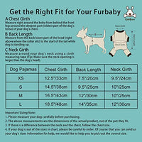 CuteBone Pijamas para perro, ropa suave para gato, ropa para cachorro, mono para perro, pijama para mascotas - BESTMASCOTA.COM