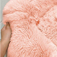 Cama para perro o gato BinetGo, cojín de piel sintética para perro o gato, alivio de articulaciones y mejor sueño, lavable a máquina, parte inferior impermeable - BESTMASCOTA.COM