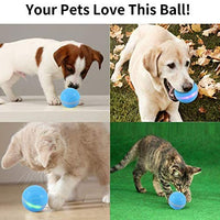 Versión mejorada 2.0: bolas blinkbrione para gatos y perros, enrollado automático/apagado automático, recargable por USB, pelota de juguete interactiva inteligente para gatitos, gatitos, cachorros con luces LED RGB, resistente al agua - BESTMASCOTA.COM