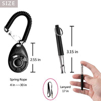 lEPECQ Dog Whistle, Dog Whistle to Stop Barking with Training Clicker, Adjustable Pitch Ultrasonic, Professional Silent Dog Whistle Tool with Wristband Free Lanyard - BESTMASCOTA.COM
