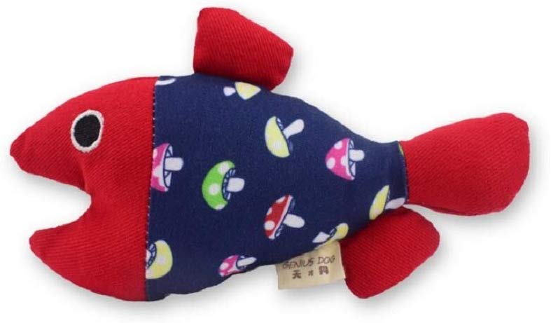 CattyBox Squeaky Fish Cat Toy | Funny Playing Fish Toy for Cats and Kittens with Squeak Noise | Interactive Catnip Filled Cat Toys for Mental and Physical Stimulation - BESTMASCOTA.COM