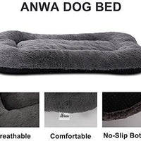 Cama para perros ANWA, tamaño mediano, cojín lavable para cama de perro, almohadilla para caja de perros, perros grandes - BESTMASCOTA.COM