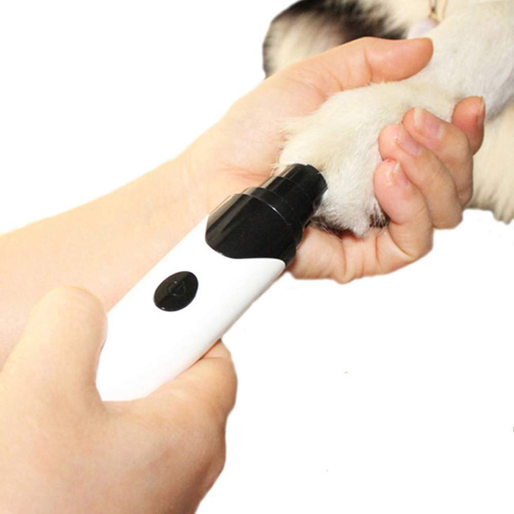 WOOFMEW Molinillo de uñas silencioso para perros, cortaúñas para mascotas, cortaúñas para perros, cortaúñas para perros, lima de uñas para perros - BESTMASCOTA.COM