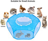 ADOGGYGO - Jaula de conejos para conejos, jaula de conejos con cubierta para animales pequeños, portátil, valla de ejercicio, carpa para mascotas para conejos, hámster, chinchillas, erizos, gatito reptil - BESTMASCOTA.COM