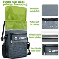 Bolsa de entrenamiento para perros pequeños a grandes, bolsa de entrenamiento para perros pequeños y grandes, bolsa de regalo para bocadillos para entrenamiento de recompensa, caminar, clip de metal, cinturón de cintura, correa de hombro, dispensador de b - BESTMASCOTA.COM