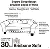 Enchanted Home Pet Brown Brisbane Tufted Pet Bed - BESTMASCOTA.COM