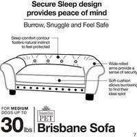 Enchanted Home Pet Brown Brisbane Tufted Pet Bed - BESTMASCOTA.COM