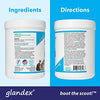 Glandex - Toallitas higiénicas para mascotas, limpieza y desodorizante, para perros y gatos con vitamina E, acondicionadores de piel y aloe - BESTMASCOTA.COM