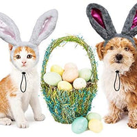 RYPET - Juego de 2 orejas de conejo de Pascua para perros y gatos pequeños a grandes - BESTMASCOTA.COM