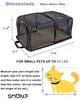 SMONT - Caja plegable para mascotas de lados suaves para gatos medianos, perros pequeños y conejos, transportador de viaje para mascotas, casa para mascotas para interior y exterior - BESTMASCOTA.COM