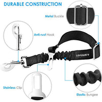 URPOWER Cinturón de seguridad para perro, 2 unidades, cinturón de seguridad ajustable para mascotas, cinturón de seguridad para vehículos, nailon, resistente, elástico y duradero, cinturón de asiento de coche para perros, gatos y mascotas - BESTMASCOTA.COM