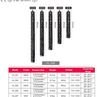 Calentador de acuario UPMCT, 50 W, 100 W, 300 W, calentador sumergible de tanque de peces con termómetro, ajuste de tira, termostato de perilla, apto para 5 a 85 galones - BESTMASCOTA.COM