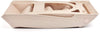 Flexzion Escaleras plegables para perro y gato, portátil, de plástico, Para camas altas, de interior y exterior, Fácil de guardar y decorativo, Beige - BESTMASCOTA.COM