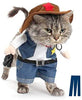 Disfraz de vaquero para perros y gatos Mikayoo, con sombrero, divertido disfraz, ideal para halloween, navidad, fiestas, o eventos - BESTMASCOTA.COM